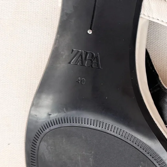 Zara Toe Loop Leather Sandal - Picture 6 of 10